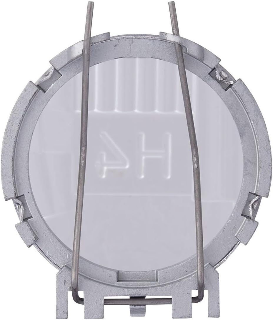 HELLA - Halogen-Hauptscheinwerfer - 24/12V - rund - Einbau - gehärtete Streuscheibe - Stecker: Flach