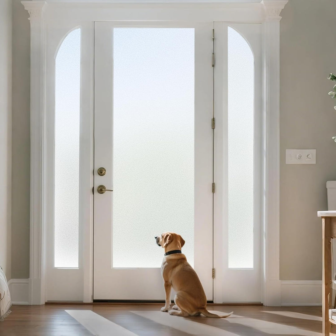 Lifetree Fensterfolie Blickdicht: Milchglasfolie Selbstklebend Fenster Sichtschutzfolie Blickdicht A