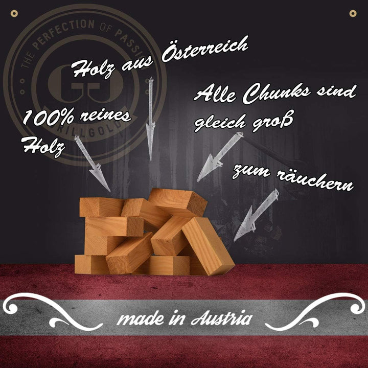 Grillgold Räucherholz 16 Wood Smoking Chunks Erle