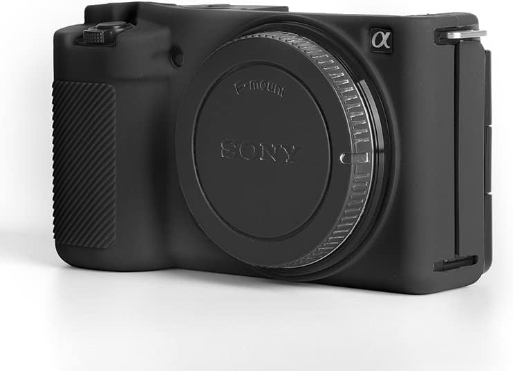 MUZIRI KINOKOO ZVE10 Hülle, Silikon-Schutzhülle, kompatibel mit Sony ZVE10/ZV-E10 Kamera, leicht, we