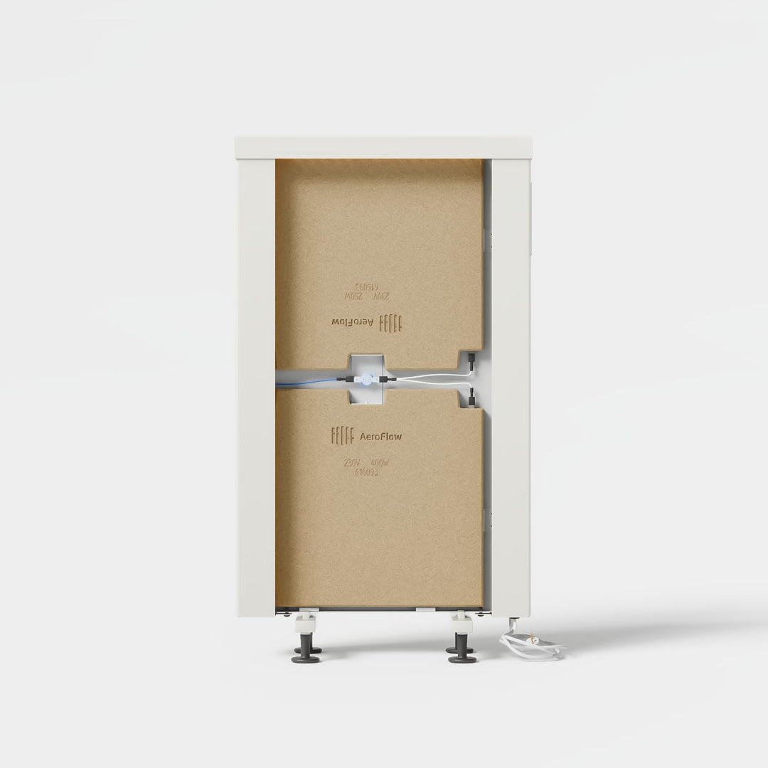 AeroFlow Elektroheizung mit Schamotte Speicherkern FlexiSmart Pro WLAN Fähig App Steuerung (MINI 650