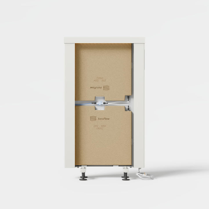 AeroFlow Elektroheizung MINI 650 mit Schamottekern app-ready FlexiSmart-Displayregler (Android, iOS)