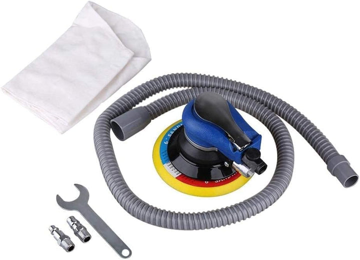GOTOTOP Pneumatischer Schleifer, 6 Zoll Scheibe, Druckluft Polierer, Schwingschleifer, Exzenterschle