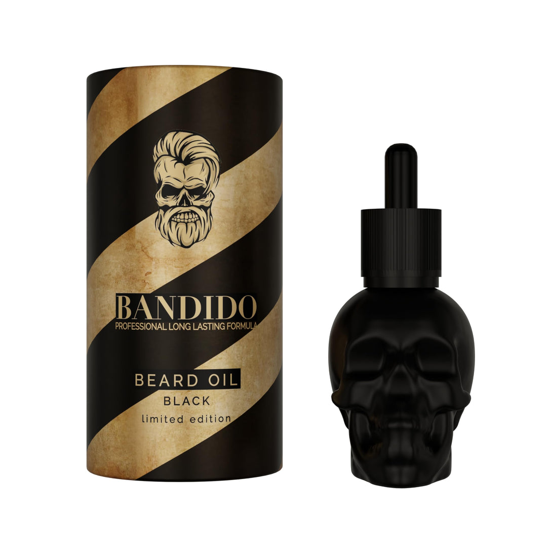 Bandido Barbershop Beard Oil 40ml Bart Öl für die tägliche Bartpflege von 3-Tage-Bart bis Vollbart B