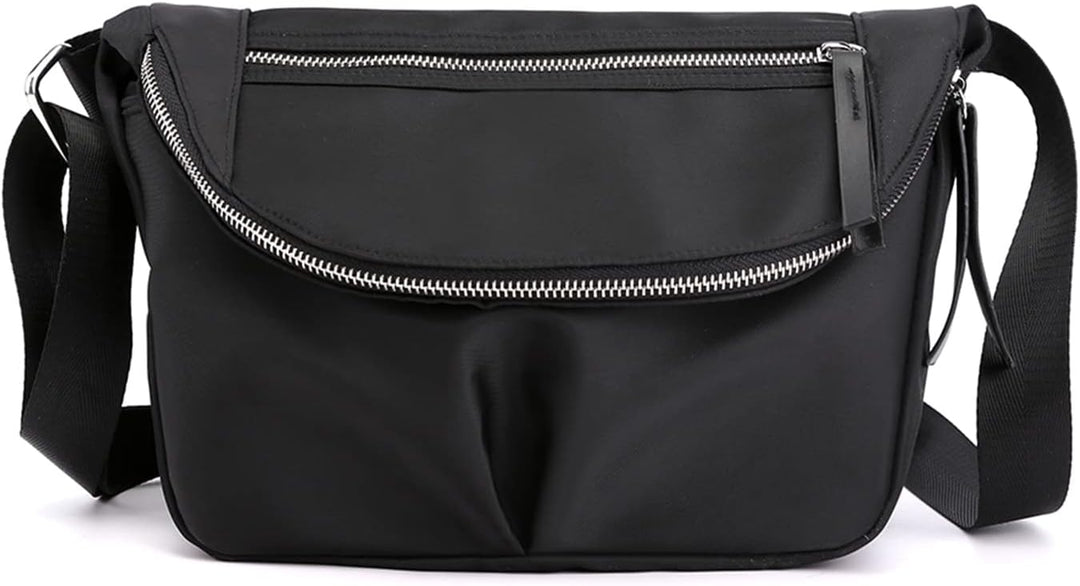 PORRASSO Damen Schultertasche Casual Umhängetasche Nylon Multi Tasche Handtasche Frauen Crossbody Ba