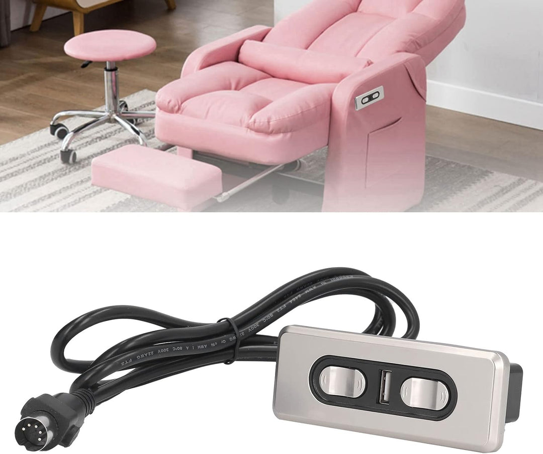 HEEPDD Elektrische Sofa-Steuerung, Dual-Motor-Elektro-Sofa-Handsteuerung, Elektrische Sofa-Steuerung