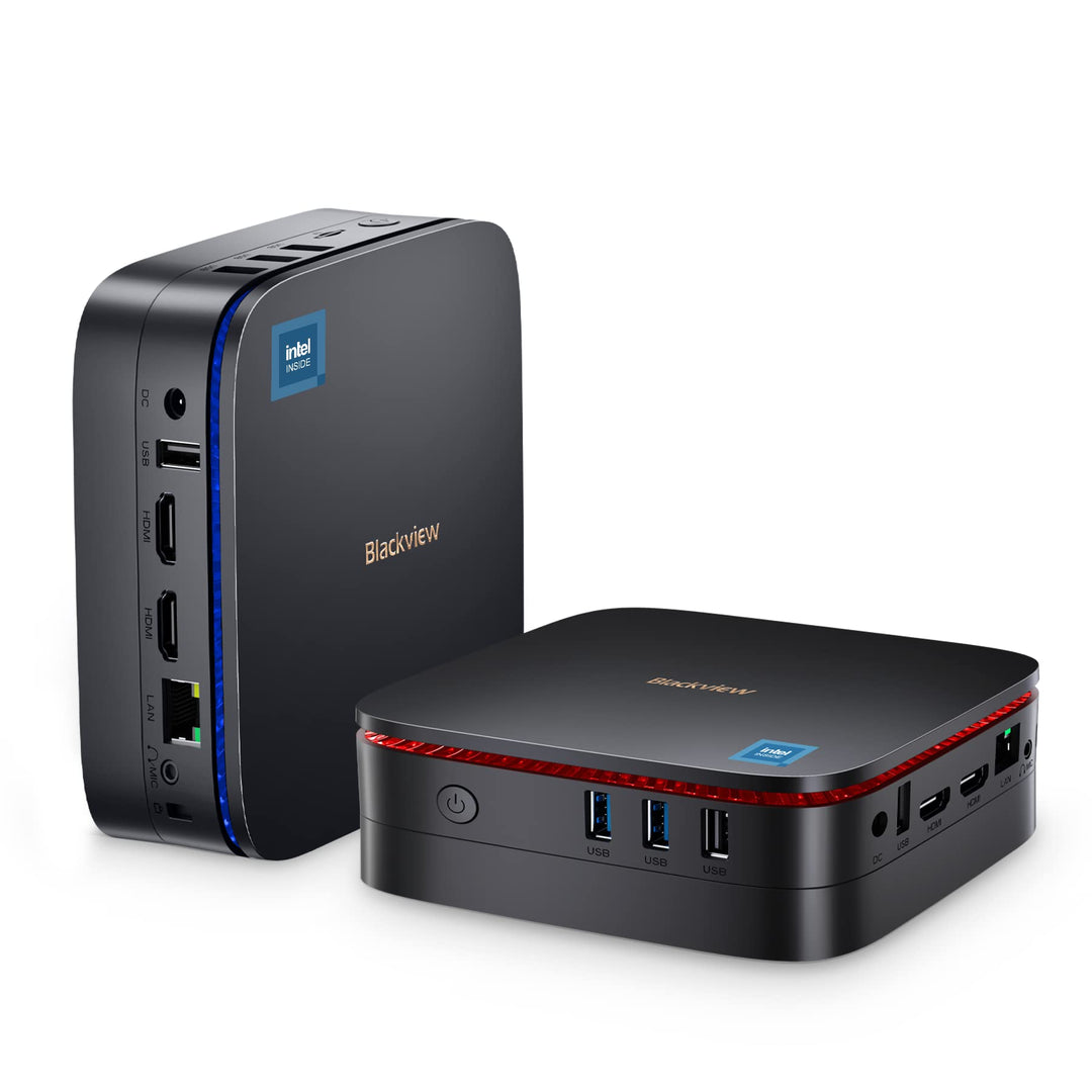 Blackview Mini PC Windows 11 Pro, MP60 Computer mit 16GB DDR4 RAM 512GB M.2 SSD, Intel 11th. Gen N50