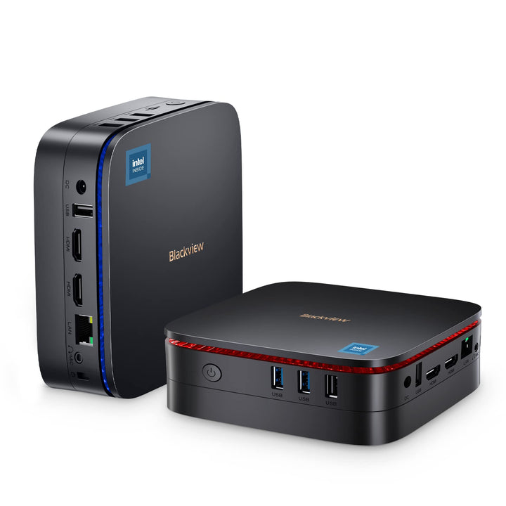 Blackview Mini PC Windows 11 Pro, MP60 Computer mit 16GB DDR4 RAM 512GB M.2 SSD, Intel 11th. Gen N50