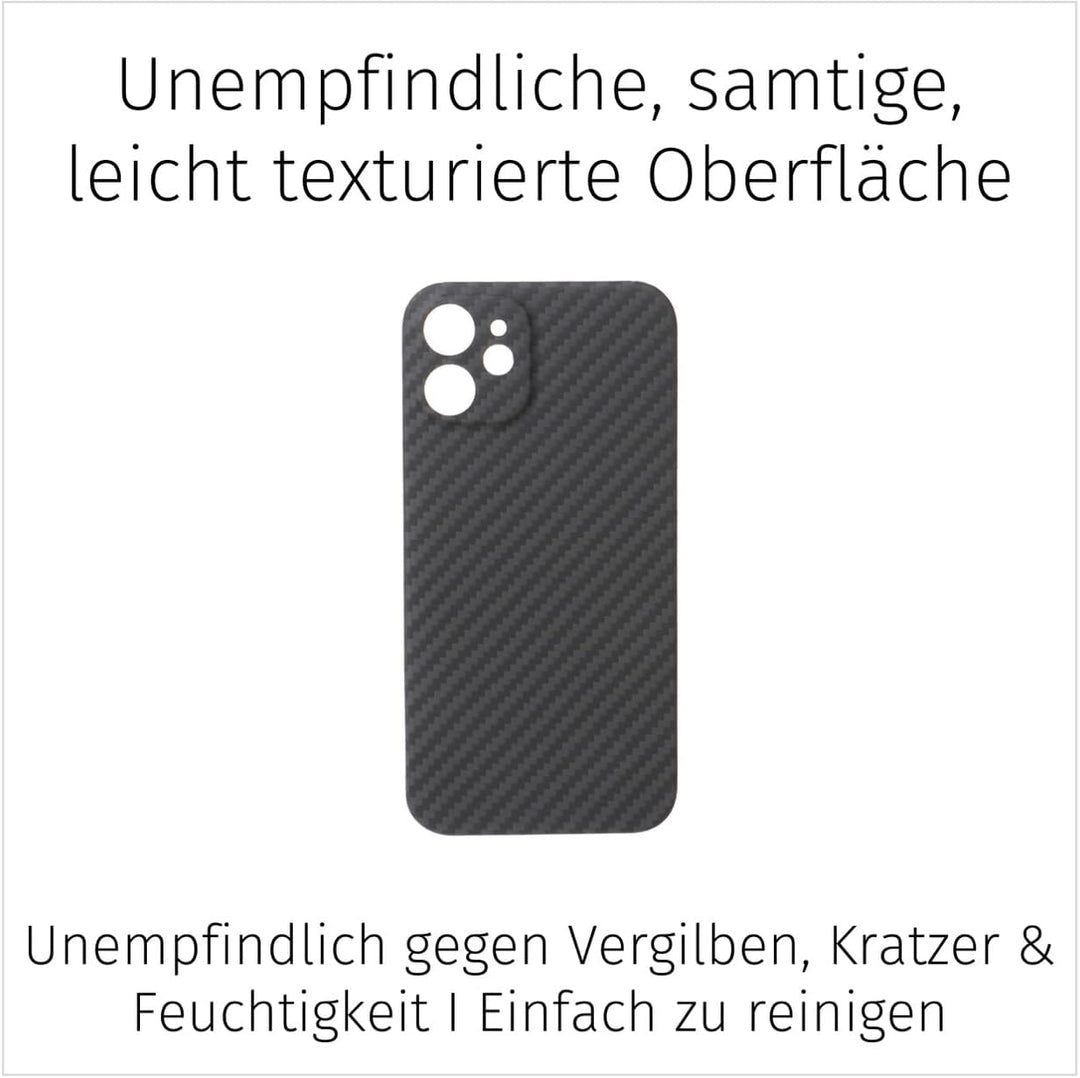 FILONO iPhone 12 Aramid Hülle Ultra dünn | Design in Germany | mit Kamera-Schutz