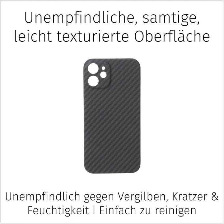 FILONO iPhone 12 Aramid Hülle Ultra dünn | Design in Germany | mit Kamera-Schutz