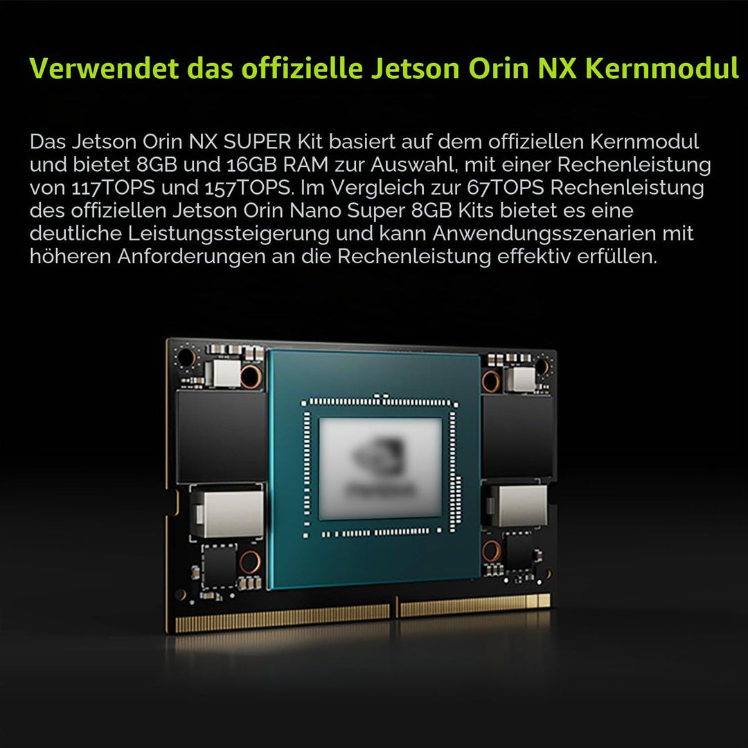 Yahboom Jetson Orin NX Development Kit 157 Tops WiFi 256GB SSD Ubuntu 22.04 System AI Smart Robot K-