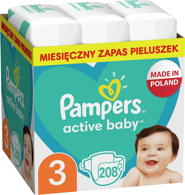 Pampers ABD Monthly Box S3 208 pc(s)