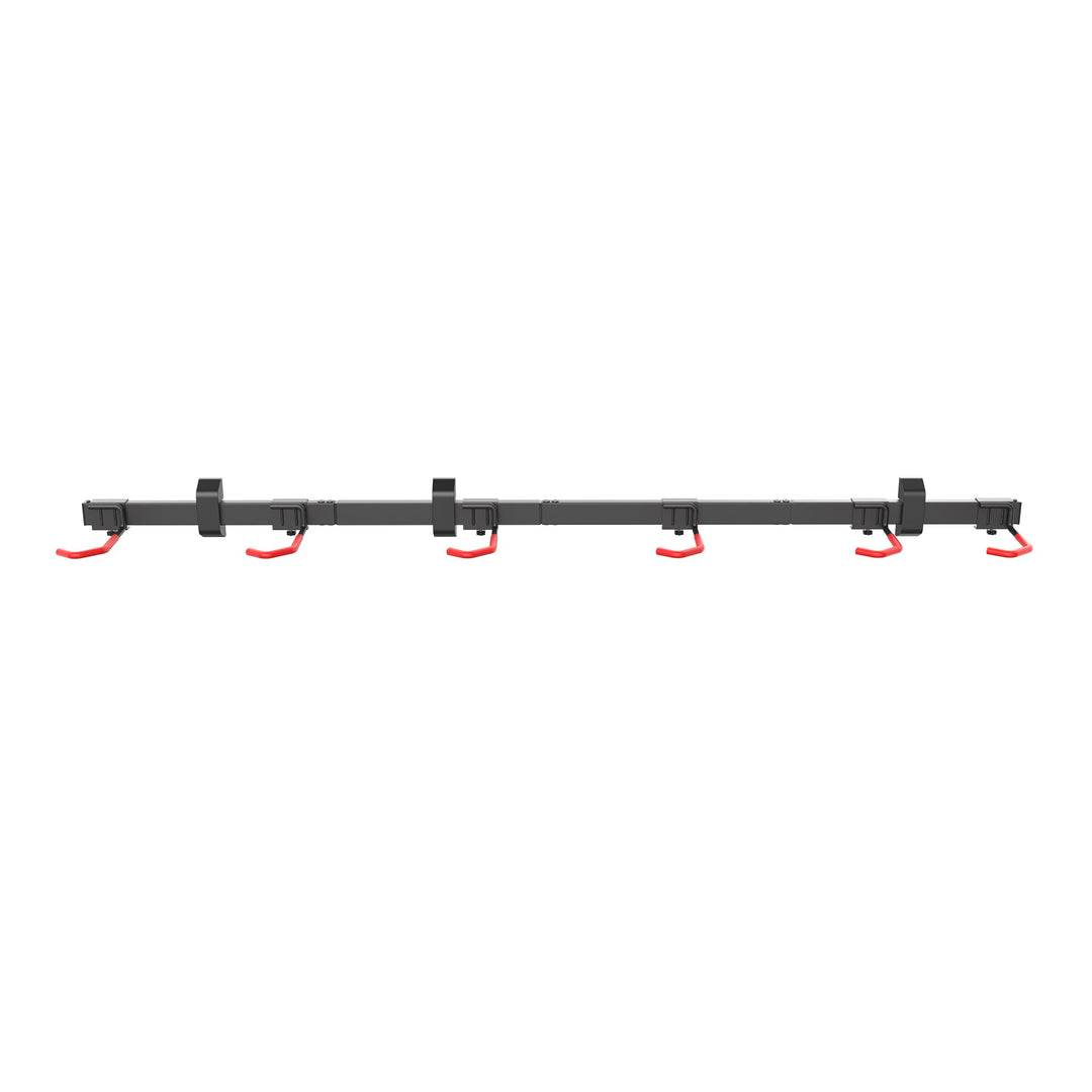 Wiltec Fahrrad Wandhalterung für 6 Fahrräder 160,4 x 18 x 10,5 cm bis 150 kg, Universal Fahrradhalte