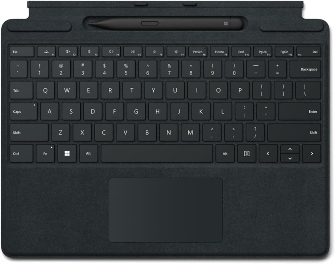 Microsoft Surface Pro Signature Keyboard (Schwarz) im Bundle mit Slim Pen 2 | kompatibel mit Surface