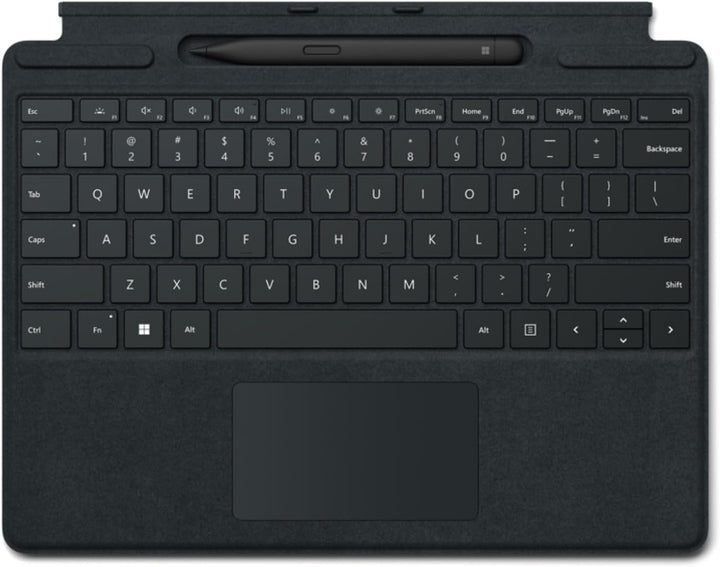 Microsoft Surface Pro Signature Keyboard (Schwarz) im Bundle mit Slim Pen 2 | kompatibel mit Surface