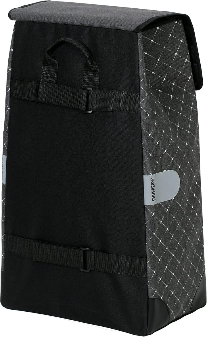 Andersen Shopper Alu Star höhenverstellbar mit Rad Ø 20 cm und 43 Liter Tasche Sofia anthrazit, Anth