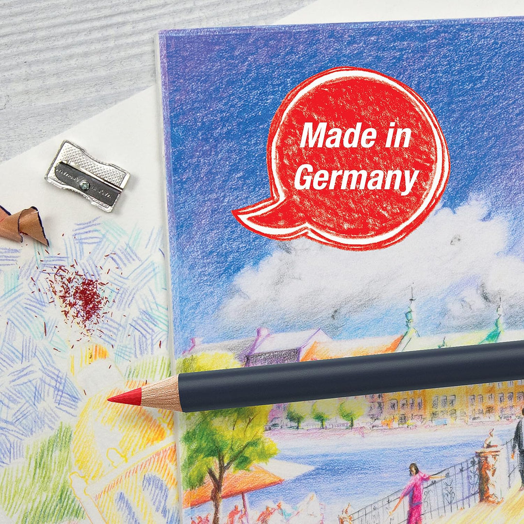 Faber-Castell 114748 - Farbstifte mit permanenter Ölkreidemine Goldfaber, 48er Set 48er Etui Single,
