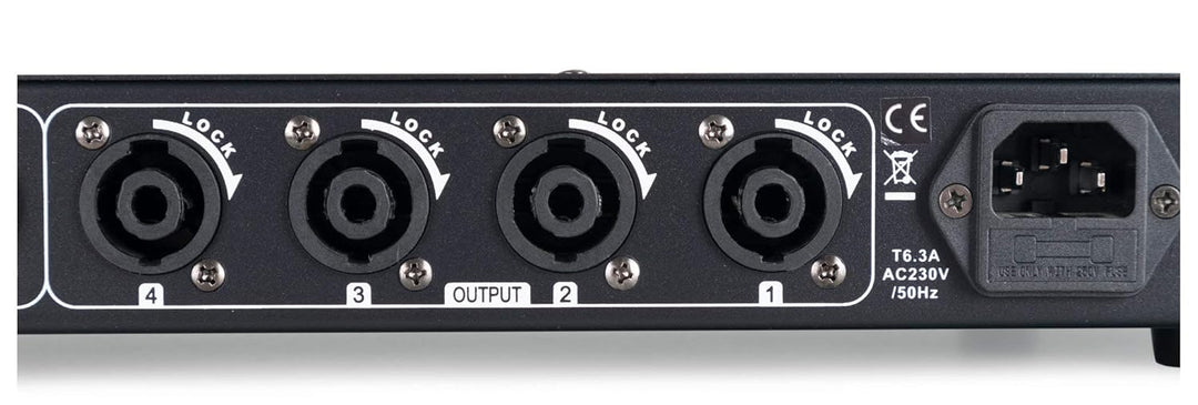 Pronomic P-154E MKII Endstufe - 4-Kanal Endstufe - Leistung RMS/4 Ohm: 4x 150 Watt - Besonders geeig