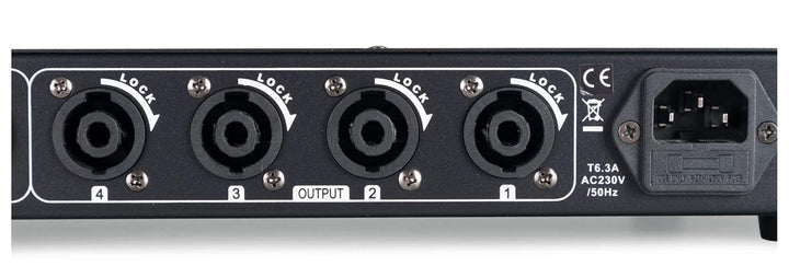 Pronomic P-154E MKII Endstufe - 4-Kanal Endstufe - Leistung RMS/4 Ohm: 4x 150 Watt - Besonders geeig