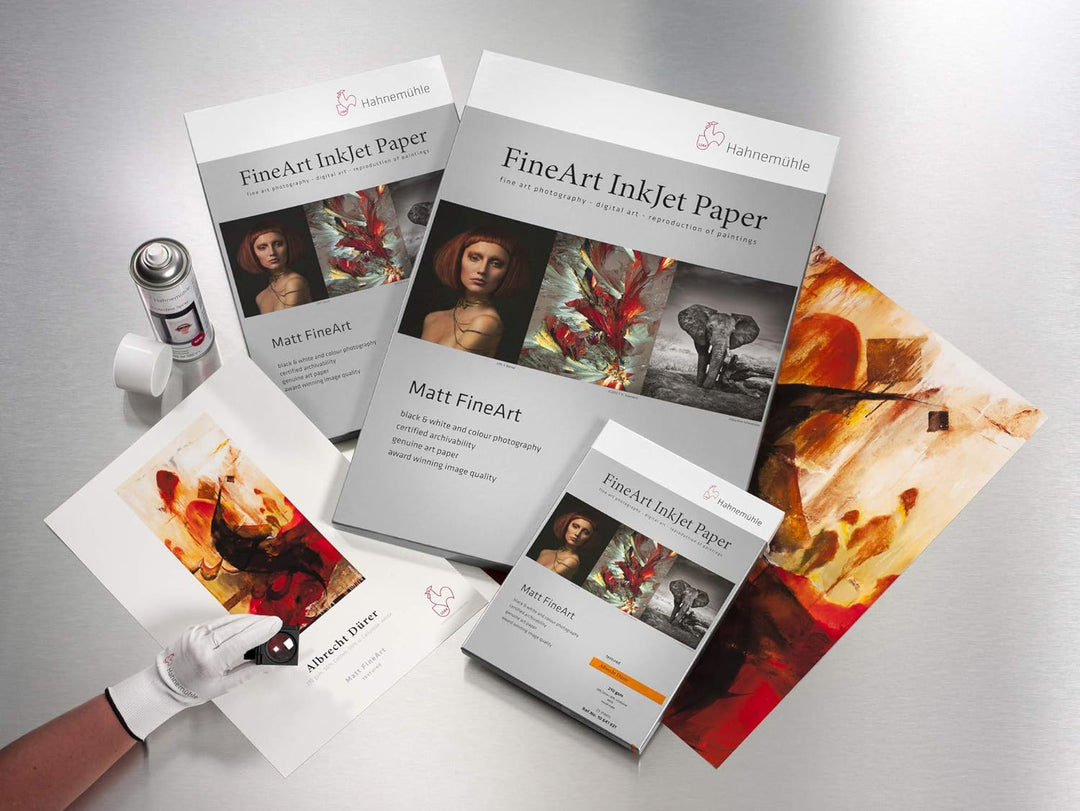 Hahnemühle 10641631 Digital FineArt Albrecht Dürer Papier,210 g/m², DIN A4, 210 x 297 mm, weiss, 210