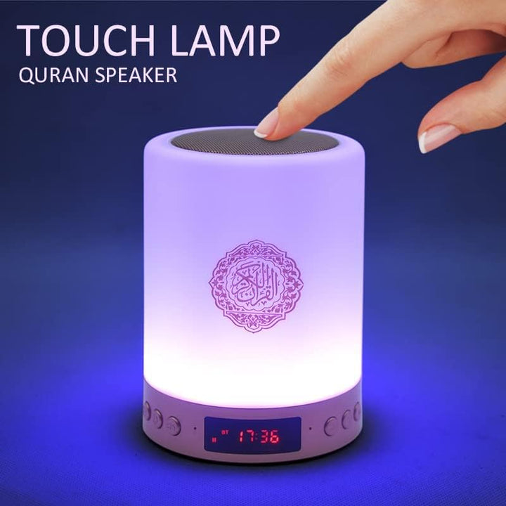 Telawah Koran Bluetooth Lautsprecher Mit Fernbedienung, Koran Smart Touch LED-Lampe, MP3-Musik-Playe