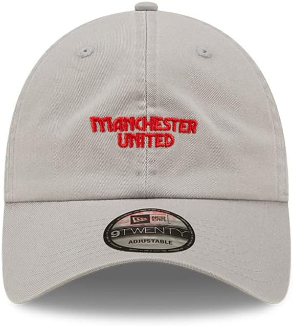 New Era Manchester United Wordmark Grau Casual Classic Cap – verstellbar – 9TWENTY
