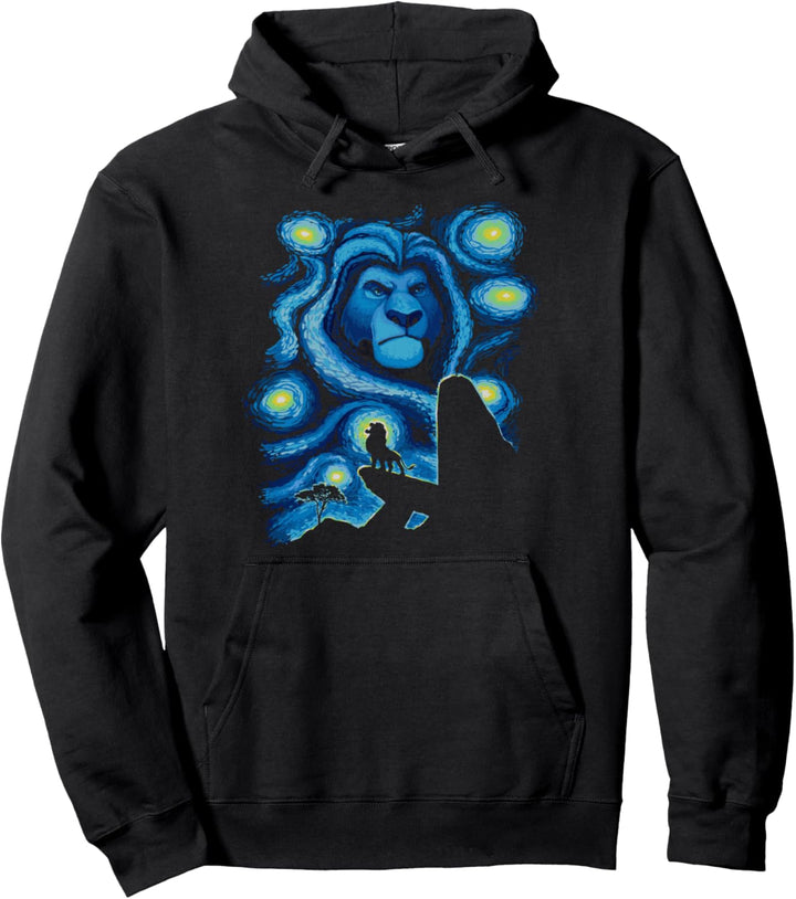 Disney Lion King Mufasa Starry Night Pride Rock Pullover Hoodie