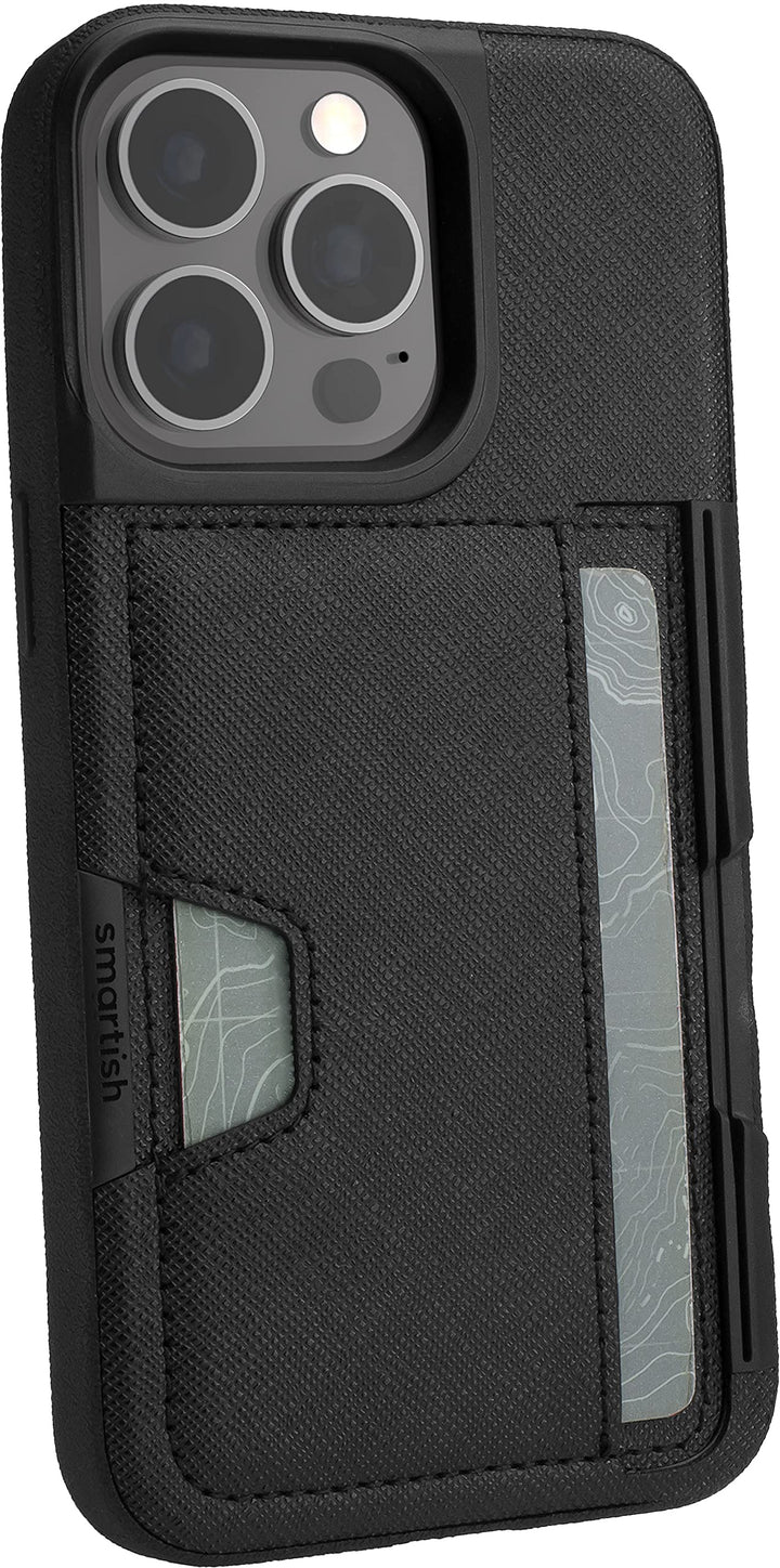 Smartish iPhone 13 Pro Wallet Case – Wallet Slayer Vol. 2 [Slim + Schutz] Kreditkartenetui mit Ständ