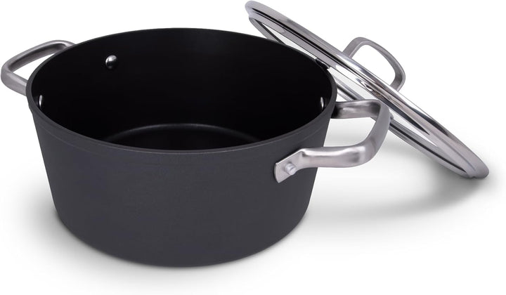 Arcos Serie Samoa | Antihaft-Kasserolle 24 cm und 4,3 L | Geschmiedetes Aluminium | Geeignet für jed