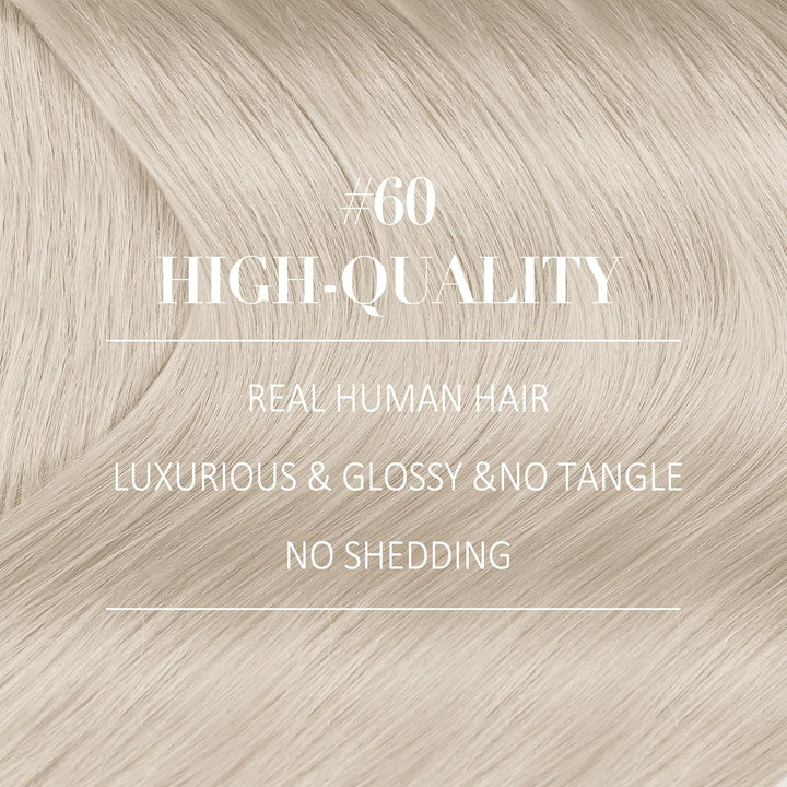 YoungSee Nanoring Extensions Echthaar Blond 60 cm Nanoring Extensions Blond Extensions Echthaar Nano