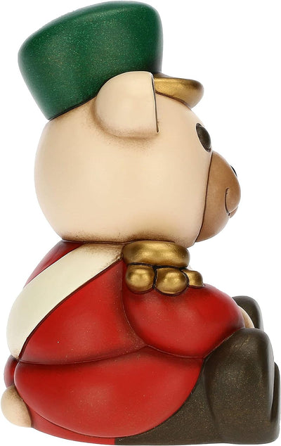 THUN - Weihnachten 2022 - Nussknacker Teddy aus Keramik von Hand verziert - Weihnachtsgeschenkidee 2