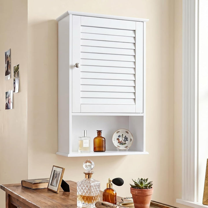 COSTWAY Hängeschrank, Badezimmerschrank hängend, Wandschrank Badschrank mit verstellbarem Einlegebod