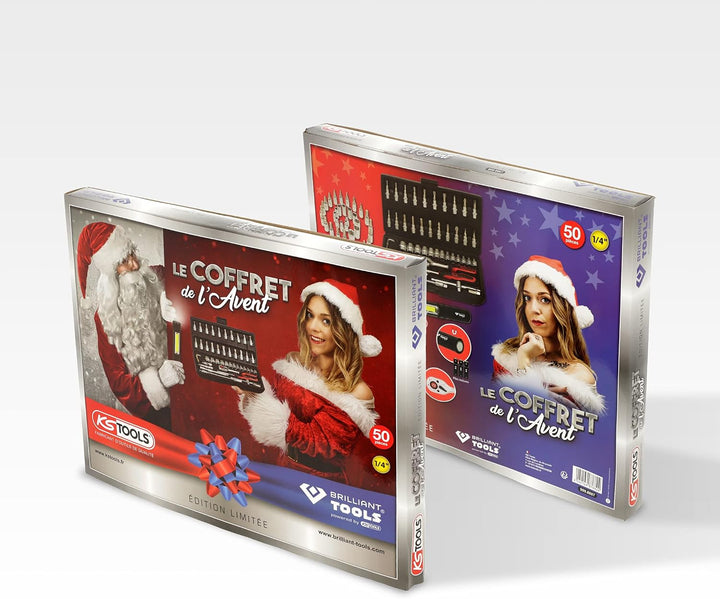 KS TOOLS 999.8887 Adventskalender - 50 Teile