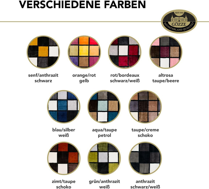Gözze - Weiche Kuscheldecke, Cashmere Feeling, Hohes Stoffgewicht 500 g/m², Antigua, 150 x 200 cm -