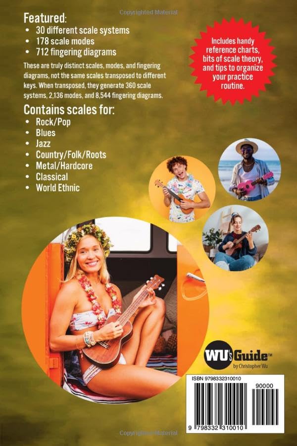 Wu's Guide - Ukulele Scales - Part 1, Common Scales: For Uke Solos and Improvisation, Taschenbuch