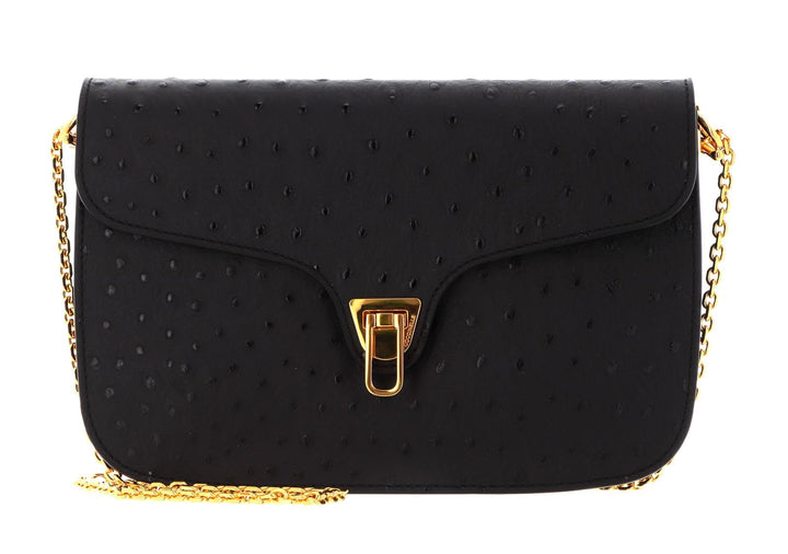 Coccinelle Beat Umhängetasche Leder 24 cm Noir Einheitsgrösse, Noir Einheitsgrösse