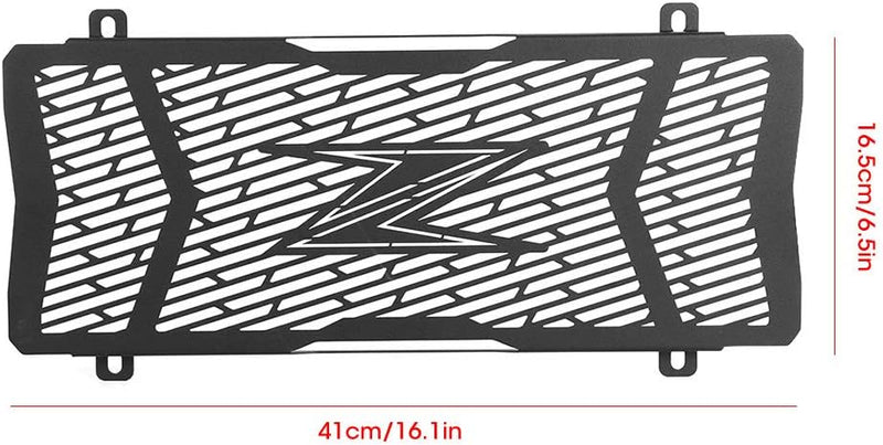 Kühlerschutz, Edelstahl Motorrad Kühlergrill Shroud Cover Protector Fit für Z650 Z 650 Z-650 2017-20