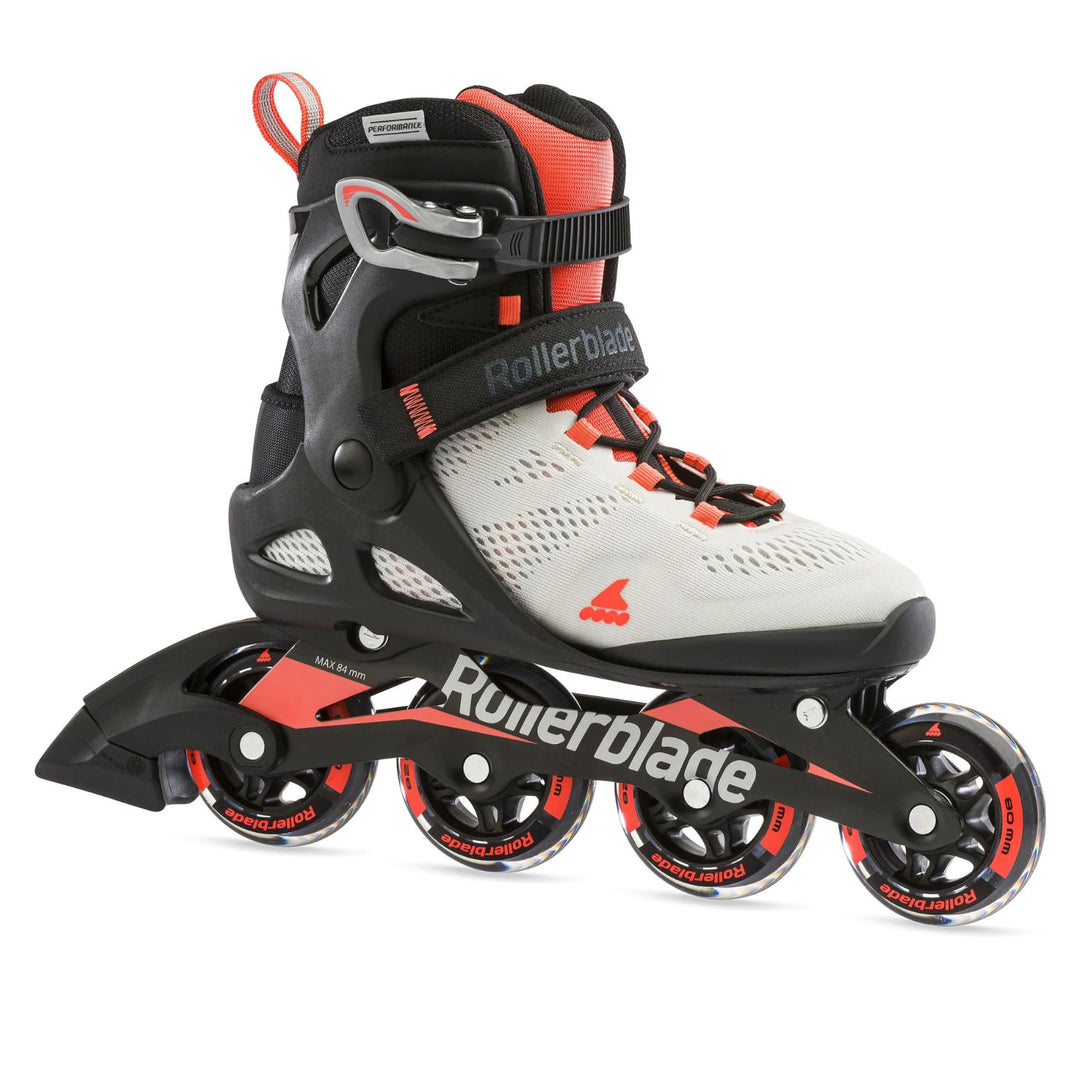 Rollerblade Damen Macroblade 80 235 Glacier Grey/Coral, 235 Glacier Grey/Coral