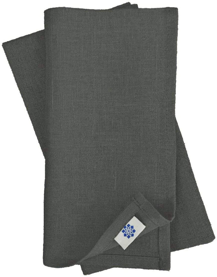 Linen & Cotton Hochwertige 4 x Stoffservietten/ Servietten Stoff/ Leinenservietten Hygge -100% Leine