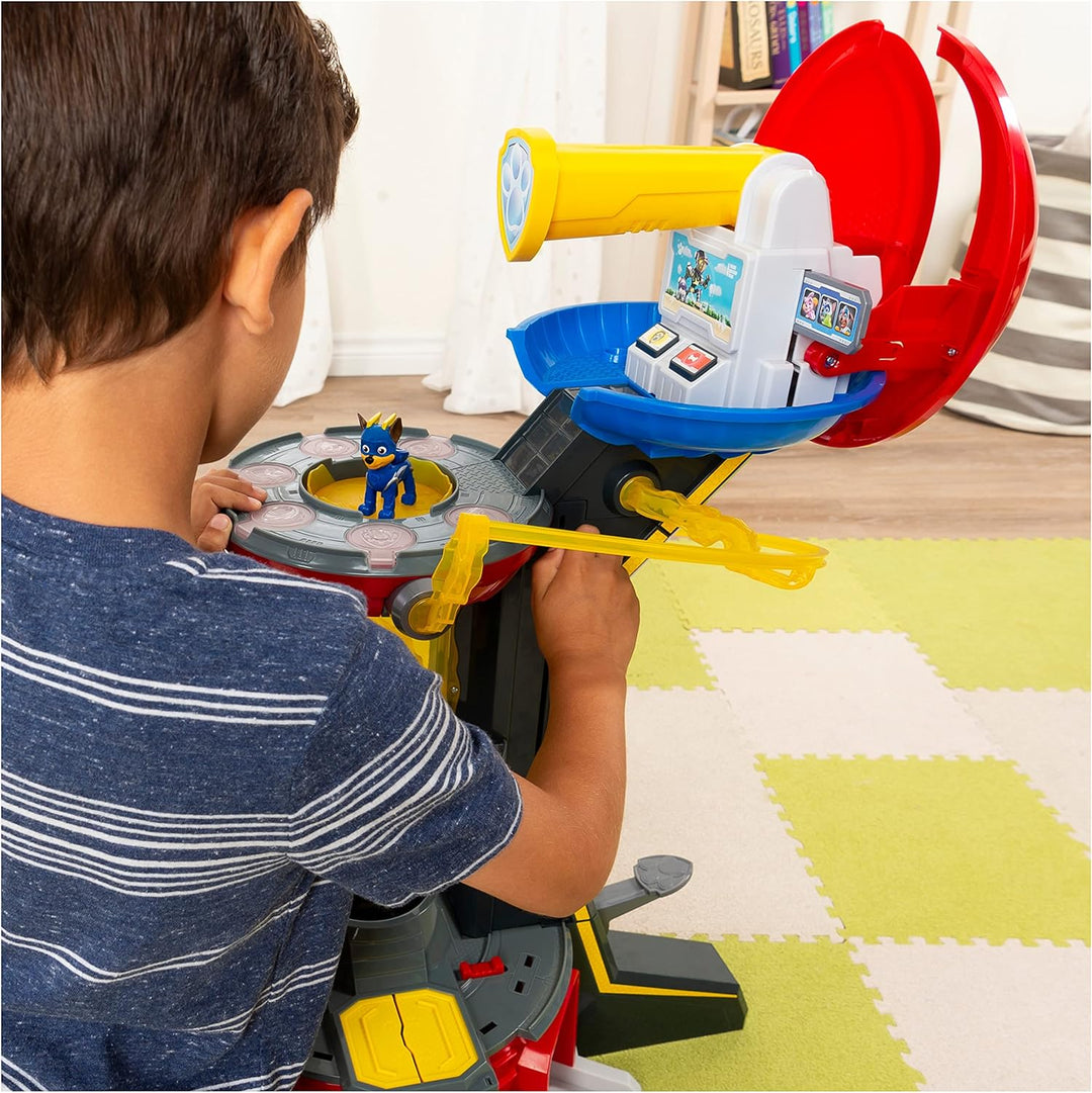 PAW PATROL Mighty Pups Lifesize Lookout Tower Zentrale - 70 cm gross Lookout Tower Spielset, Lookout