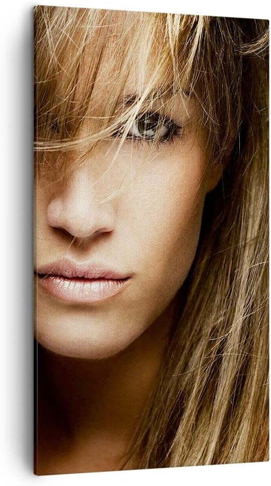 Bilder auf Leinwand Weiblich mode modell nackt Leinwandbild mit Rahmen 45x80cm Wandbilder Dekoration