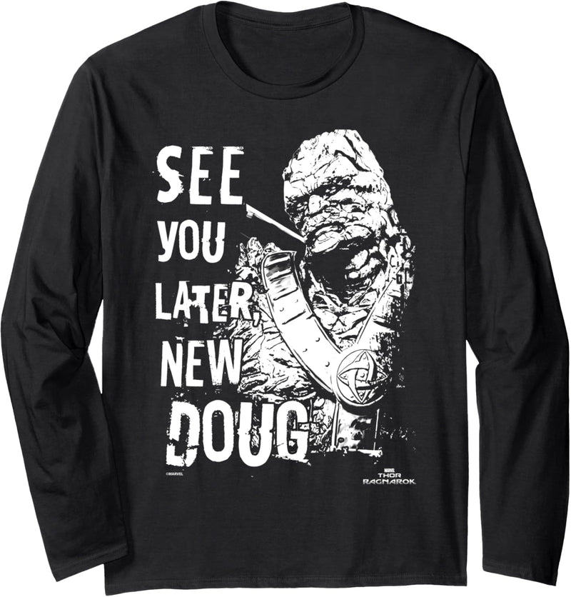 Marvel Thor Ragnarok Korg Later New Doug Langarmshirt