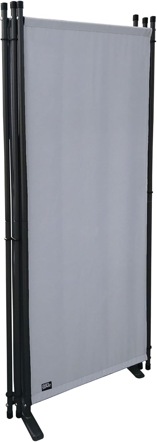 QUICK STAR Paravent 6 Teilig 340x165cm Stoff Raumteiler Trennwand Balkon Sichtschutz Stellwand Faltb