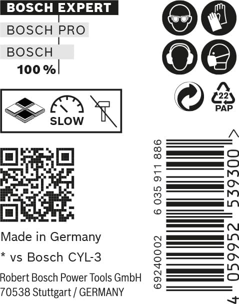 Bosch Accessories 10x Expert CYL-9 MultiConstruction Bohrer (für Beton, Ø 4,00x75 mm, Zubehör Schlag