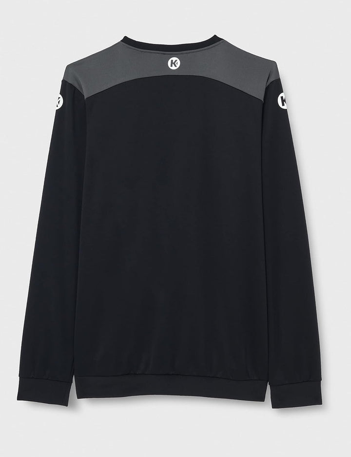 Kempa Unisex Kinder Emotion 2.0 Longsleeve Kinder Longsleeve, Schwarz/Anthra