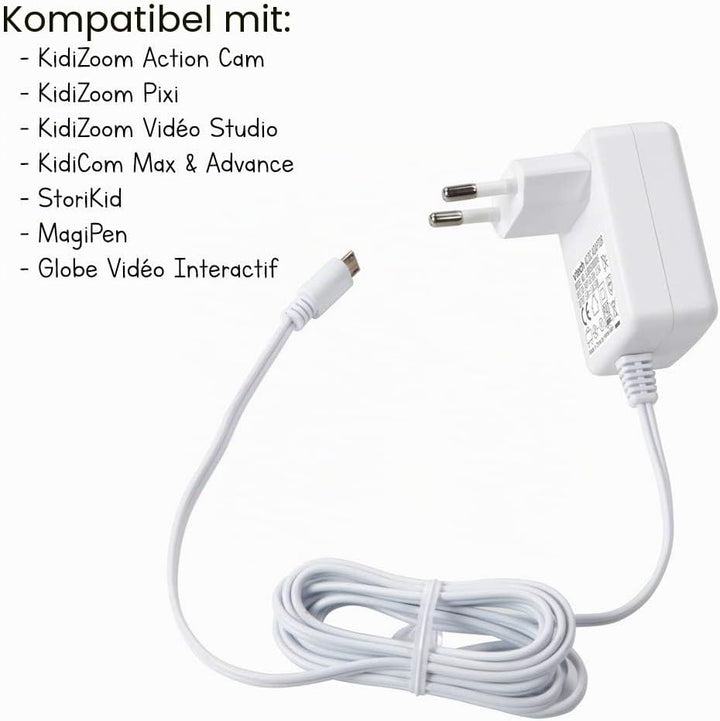 Vtech 80-109744 Schulstart E Lerncomputer &amp; 80-146604 USB-Ladegerät Bundle mit USB-Ladegerät, Bundle