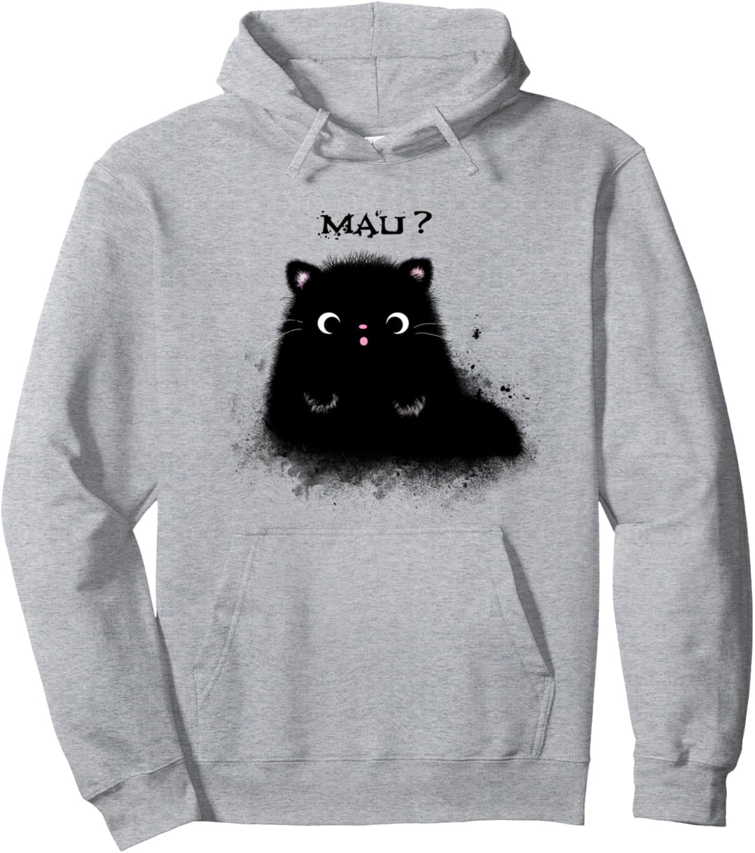 Süsse Kawaii Katze - Kater Moo miaut Mau Pullover Hoodie