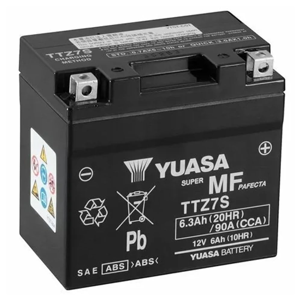 Yuasa Motorrad-Akku YTZ14S, Gel, Hochleistung, 12°V, 12°Ah