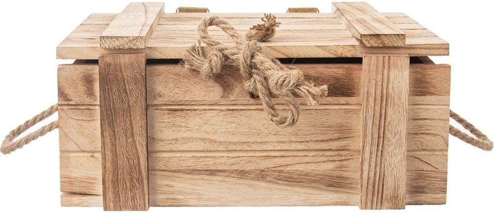 orion group Holzkiste Holztruhe/Geschenkkiste Holzbehälter Behälter Aufbewahrungsbox mit Deckel zur