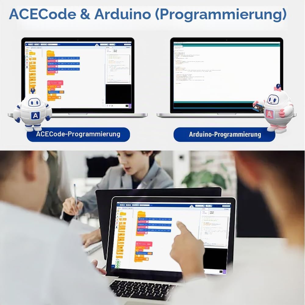 STEM Robotics Science Kits für Erwachsene, ESP8266 Spider Robot Building Kit, App-Fernbedienung, Wal
